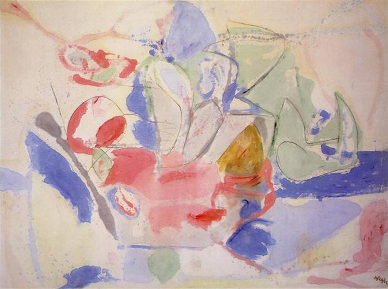 painting by Helen Frankenthaler