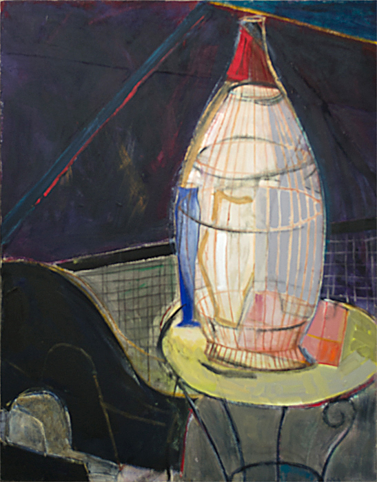 painting: LIGHT IN A CAGE