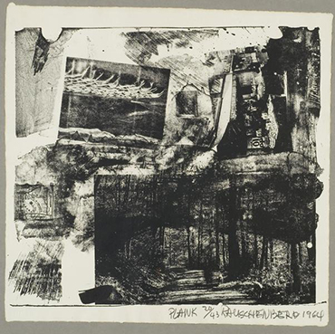 Rauschenberg litograph of Dante's Inferno